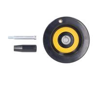 Alomejor Ruota Manuale per Fresatrice, Design Moderno, 125 Mm, con Perno per Tavolo, Regolazione Precisa