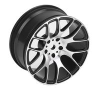 Alomejor Ruota RC, Lega di Alluminio Resistente, Esperienza di Guida Migliorata per Auto RC MN128 MN86 G500 1/12, Confezione da 4 (BLACK)