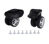 Alomejor Ruote da Viaggio da Viaggio Silenzioso con le Migliori Rotelle per Valigie per Bagagli a Rotazione Include 10 Viti per la Riparazione Fai -da -te