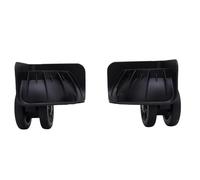 Alomejor Ruote Sostitutive della Valigia, Ruote per Bagagli Addominali Universali da 2 Pacchetti con Assorbimento di Shock Silenzioso per la Maggior Parte dei Tronchi da Viaggio