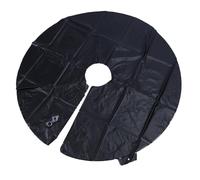 Alomejor Sacca Riutilizzabile per Irrigazione a Goccia in PVC, Anello per Irrigazione per Alberi da 10 Galloni, per Piantare Giardinaggio (Black)