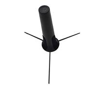 Alomejor Sax Soprano Supporto, Pieghevole Treppiede con Gambe in Metallo | Corpo in Plastica Nera, Imbottiture Protettive Morbide, Impronta da 11 Pollici, Gambe Pieghevoli a Vite, Dimensioni