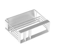Alomejor Scaffale Laterale per Lavello da Davanzale della Finestra Organizer per Lavello di Utilizzo Versatile per Articoli da Toeletta da Bagno (WHITE)