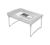 Alomejor Scaffale Portaoggetti da Scrivania Scaffale Multifunzionale Durevole in Acciaio Inossidabile per Ufficio Domestico, Portaoggetti Pieghevole Resistente All'usura per comò da, 12,2 X 6,5 X