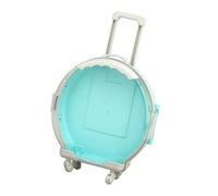 Alomejor Scatola per Valigie in Plastica in Miniatura con Ruote, Organizer per Giocattoli per Bambini, Robusto Materiale ABS, 7,9x2,6x12,0 Pollici, Scatola per Giocattoli per Bambini da Viaggio o