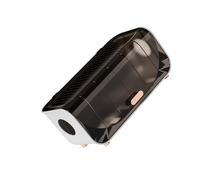 Alomejor Scatola Portacavi Dal Design Elegante, Protezione di Sicurezza, Portacavi da Scrivania, per Casa, Ufficio, Plastica (BROWN)