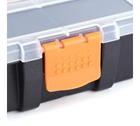 Alomejor Scatola Portaoggetti per Componenti Custodia Portautensili Impermeabile Resistente a Doppio Strato per L'archiviazione Domestica