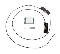 Alomejor Scheda WiFi 1200Mbps Interfaccia M.2 344 T77H644 con BT4.1 per 7 8 10 11 e Easy Setup (Antenne integrate)