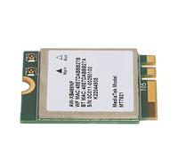 Alomejor Scheda WiFi MT7921 NGFF M.2, Scheda Wireless Dual Band da 1800 Mbps, Adattatore PCIe Ad Alta velocità per 10 11, Connessione Affidabile da 2,4 GHz 5 GHz