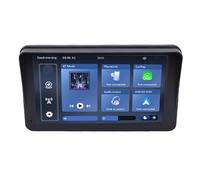 Alomejor Schermo di Riproduzione per Auto Wireless, Autoradio Portatile in ABS con Touchscreen HD da 7 Pollici, Supporta CarPlay e Auto per Tutti i Modelli di Veicoli