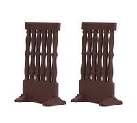 Alomejor Schermo retrò per Casa delle Bambole da 2 Pezzi, Divisorio in Legno in Miniatura in Scala 1/12 con Mobili Decorativi per Casa delle Bambole