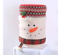 Alomejor Secchio Distributore D'acqua Natalizio Copertura in Tessuto Resistente Protezione Antipolvere per Decorazioni Domestiche Festive 14,56 * 9,84 Pollici per il Panno della Festa di Natale (179)
