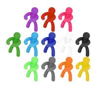 Alomejor Segnabicchieri per Vino, Targhette Decorative in Vetro per Forniture per Feste, 24 Pezzi, per Cene, Eventi, Materiale Siliconico Non Tossico in più Colori (24PCS)