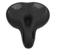 Alomejor Sella in Bicicletta Comoda per le Donne Sedile per Biciclette in Memory Foam Premium con Sfermata e Design Cavo per la Bicicletta Elettrica di Montagna (BLACK)