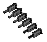 Alomejor Selle Tremolo in Metallo per Parti di Ponte per Chitarra Elettrica con Chiave Accessorio per Chitarra Regolabile in Altezza in Oro per Musicisti (BLACK)