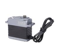Alomejor Servo Senza Spazzole da 55 Kg con Encoder Magnetico con Ingranaggi in Acciaio con Struttura Interamente in Metallo per Auto RC