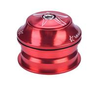 Alomejor Set Cuffie Bicicletta 44mm in Lega Alluminio con Cuscinetti Auricolari Rosso per Bici da Strada e Accessori Ciclismo Uomo Donna Protezione Orecchie Antivento