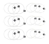 Alomejor Set da 3 Corde per Chitarra Classica, Sostituzione in Nylon Placcato Argento con Tono Stabile, per Accessori per Chitarra Classica (NX36)