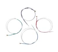 Alomejor Set di 4 Corde per Viola, 4/ Corde Metalliche di Diversi Colori per un Suono Caldo e Cristallino, Adatte a Studenti e Musicisti di Viola.