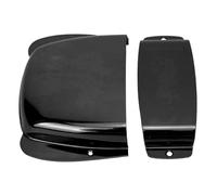 Alomejor Set di Coperture per Ponte Pickup in Ferro Protettivo per Basso Jazz PB, Copertura per Ponte Pickup Resistente con 4 Viti di Montaggio, Accessori Essenziali per Basso per Musicisti (BLACK)