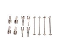 Alomejor Set di Coppe Differenziali per Asse Dogbone RC, Albero di Trasmissione in Lega di Alluminio per A949 A959 A969 A979 K929, con stabilità dello Sterzo e Resistenza All'usura (SILVER)