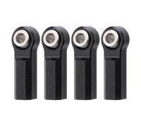 Alomejor Set di Giunti Sferici in Lega da 7,0 Mm per Auto RC 1/10, Parte di Aggiornamento dello Sterzo Ad Alta Resistenza 4 Pezzi per Hobbisti e Principianti (Black)