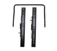 Alomejor Set di Guide per Sedile da Universale in Acciaio Resistente, con Doppia Chiusura, 140 Mm Anteriore e 160 Mm Posteriore per Sedili Aftermarket per Auto da Commerciali