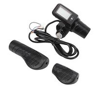 Alomejor Set di Impugnature per Display Ebike, Impugnatura per Acceleratore con Display LCD 805 per Scooter Elettrici con Visualizzazione dei Dati