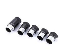Alomejor Set di Oculari Plossl con Lente di Barlow 2X, per Telescopi | Interfaccia da 1,25 pollici, compatibile con Celestron, Nikon, , opzioni di lenti aggiuntive, materiale in vetro ottico