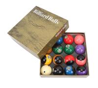 Alomejor Set di Palline da Biliardo Professionali Ad Alta Resistenza All'attrito per Allenamenti da Torneo da 2,25 Pollici per Esperti, Set di Palline da Biliardo in Resina per Giocatori