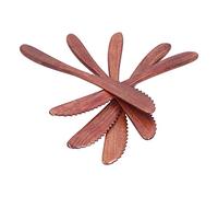 Alomejor Set di Posate Lucidate per Coltelli da Cena in Legno Riutilizzabili per Picnic, Cucine Domestiche e Ristoranti, Realizzate in Legno Phoebe di Alta qualità