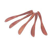 Alomejor Set di Posate Lucidate per Coltelli da Cena in Legno Riutilizzabili per Picnic, Cucine Domestiche e Ristoranti, Realizzate in Legno Phoebe di Alta qualità