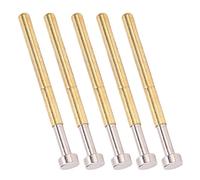 Alomejor Set di Sonde per Test Pogo Pin 100 Pezzi in Ottone Durevole Caricato a Molla 2,36 Mm per Test PCB in Apparecchiature Elettroniche e Industriali