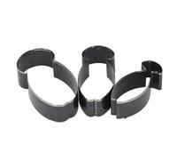 Alomejor Set Fustelle Cuoio, Forma Pesce 3 Pezzi, for Cucito | Acciaio legato, versatile per l\'artigianato in pelle, design di precisione, dimensioni 76 mm, 70 mm, 61 mm