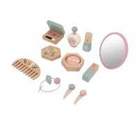 Alomejor Set Giocattolo in Legno per Trucco per Gioco di Ruolo Creativo | Viene fornito con vari articoli per il trucco, robusto design in legno di faggio, favorisce l\'immaginazione, ottimo regalo
