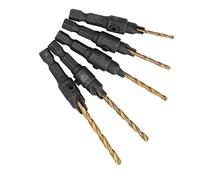 Alomejor Set Punte Svasatore, 5 Misure, 1/4in Hex, for Trapano