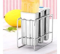 Alomejor Set Stampi per Gelato in Acciaio Inossidabile, Kit 3PZ (3-branch | Materiale durevole, per uso alimentare, per dolcetti fai da te, include spazzola per la pulizia