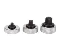 Alomejor Set Versatile di Chiavi a Cricchetto da 3 Pezzi per Uso Domestico e Automobilistico Materiale in Acciaio Ad Efficienza Migliorata Attacco da 1/2 3/8 1/4 Pollici
