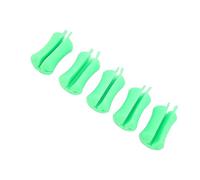 Alomejor Sfere Fisse per Canna da Pesca in Silicone da 5 Pezzi, Elementi di Fissaggio Riutilizzabili per Canna da Pesca con Attacco Sicuro, Accessori Portatili per Pescatori e Diportisti (GREEN)