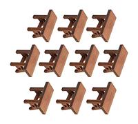 Alomejor Sgabello per Casa delle Bambole in Miniatura da 10 Pezzi, Sgabello in Legno retrò con Squisita Fattura per Casa delle Bambole in Scala 1/12 1/6