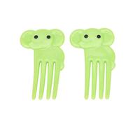 Alomejor Simpatico Plettro per Animali Cartone Animato, Mini Forchette da Dessert per Scatola da Pranzo per Bambini, Divertenti Plettri Colorati per Frutta e Snack, Confezione da 20, 3~6 Cm di