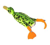 Alomejor Simulazione 3D Anatra Esca da Pesca Esca Topwater con per Pesce Gatto Persico Pesce Persico 12 Cm PVC