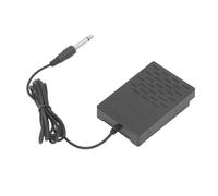 Alomejor Sintetizzatore Attualmente Pedale a Piedi a Piedi ABS e Metall Construction da 5 Cavo per Tastiera Elettronica per Apparizioni Dal Vivo (BLACK)