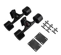 Alomejor Skateboard,Completo Resistente Facile Installazione Longboard Truck Ruote Cuscinetti for Principianti Adulti parchi Strada