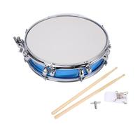 Alomejor Snare Drum con 2 Bacchette 1 Cinghia 1 Strumento a Percussione Chiave per gli Studenti Principianti e Professionisti (BLUE)