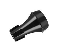 Alomejor Sordina per Tromba, Silenziatore Leggero in Plastica ABS con Spugna Ad Alta densità per Sessioni di Pratica per Principianti (BLACK)