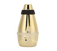 Alomejor Sordina per Tromba, Sostituzione del Mini Silenziatore in Plastica ABS per Principianti e Pratica in Ambienti Domestici (GOLD)
