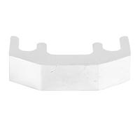 Alomejor Sordina per Violino, Silenziatore in Metallo per Violini 1/2 e 4/4, Design Elegante e Portatile per Principianti Che Si Esercitano Silenziosamente (SILVER)