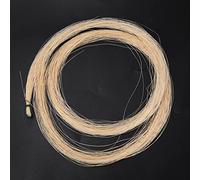 Alomejor Sostituzione dei Capelli per di Violino, Capelli di Stallone Mongolo Non Sbiancati, Coda di Cavallo da 32 Pollici con Presa Eccellente, per Violino Viola o più Piccolo, 2 Matasse