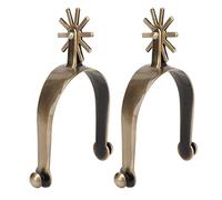 Alomejor Speroni da Cavallo Vintage in Lega di Zinco, Ingranaggio Girevole, Controllo Confortevole per la Guida e l'allenamento del Cowboy